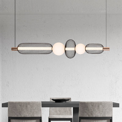 Окачен LED полилей LM551/5BK, 28W, светлина 3000/4000/6000K, черен, регулируема височина