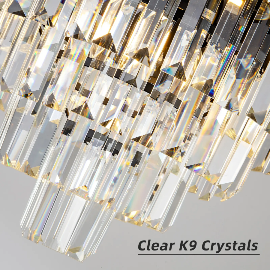 CHANDELIER Crystal Blois 10x E27 Gold Gold