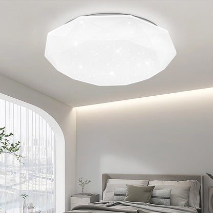 LED плафон PL101/500WH, 51W, диаметър 49 см, топла/студена/неутрална светлина, бял