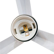 Полилей с кубична форма, STRUKTUR Linear Trio, 3x E27, бял, метал