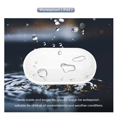 Външен LED аплик AX320/218WH, 24W, Топла светлина 3000K, IP65, Бял, Метал