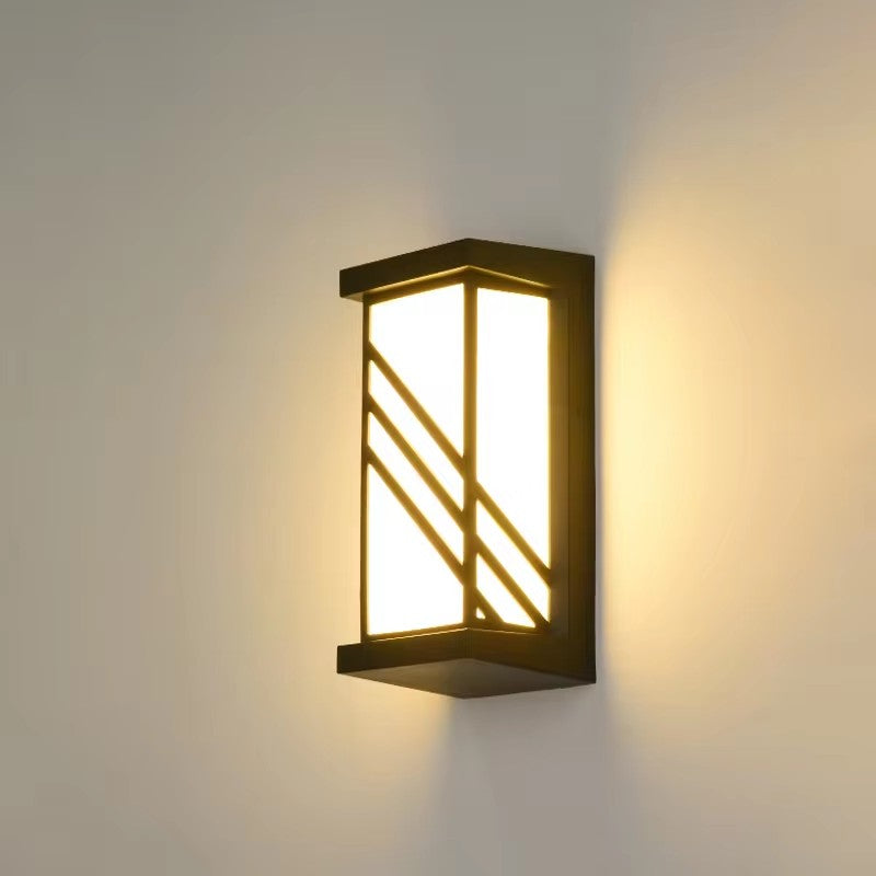 Нанесете екстериор LED Kennedy 12W черно и бяло