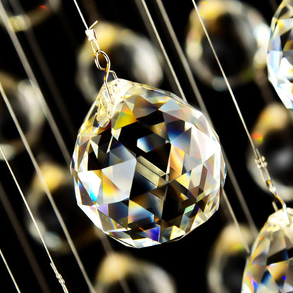 CHANDELIER CRYSTAL LED 70W Bellini Gold 50см