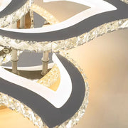 LED LED Alejandro с дистанционно управление, 73W, 4 цветя, студена/гореща/неутрална светлина, хром