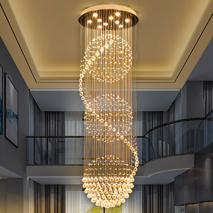 CHANDELIER CRYSTAL LED 70W Bellini Gold 50см