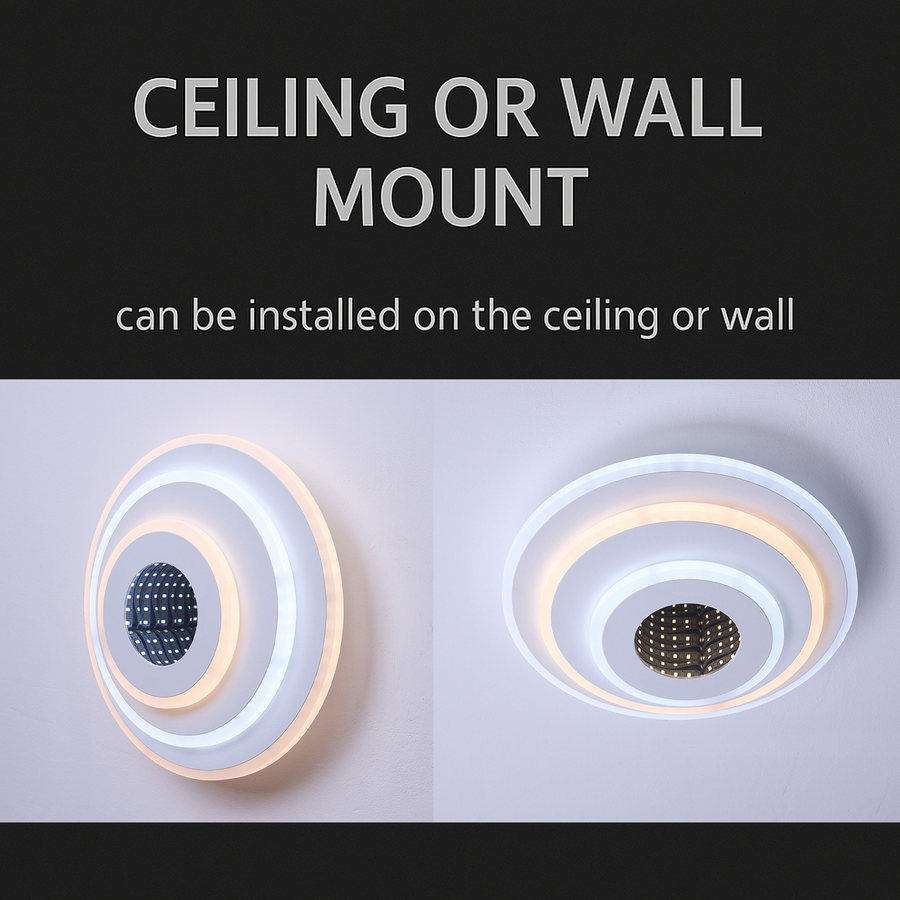 LED LED LED NEXA 3D 38W, студена/гореща/неутрална светлина, бяла