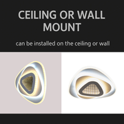 LED LED LED TRINGLE NEXA 3D 36W, бяла, студена/гореща/неутрална светлина