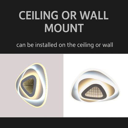 LED LED LED TRINGLE NEXA 3D 36W, бяла, студена/гореща/неутрална светлина