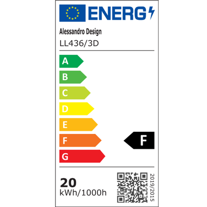 LED LED LED 3D, 36W, 24см диаметър, студена/гореща/неутрална светлина, бяла