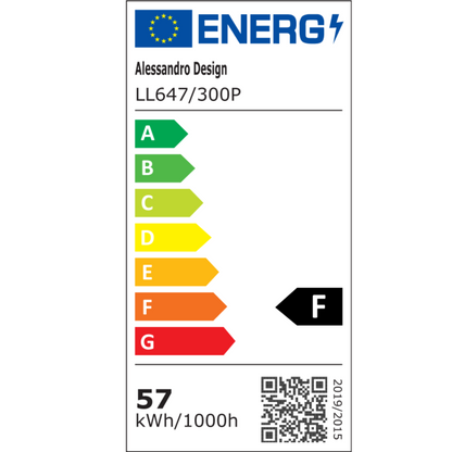LED полилей SQUARE 57W, 3 квадрата, студена/топла/неутрална светлина, бял