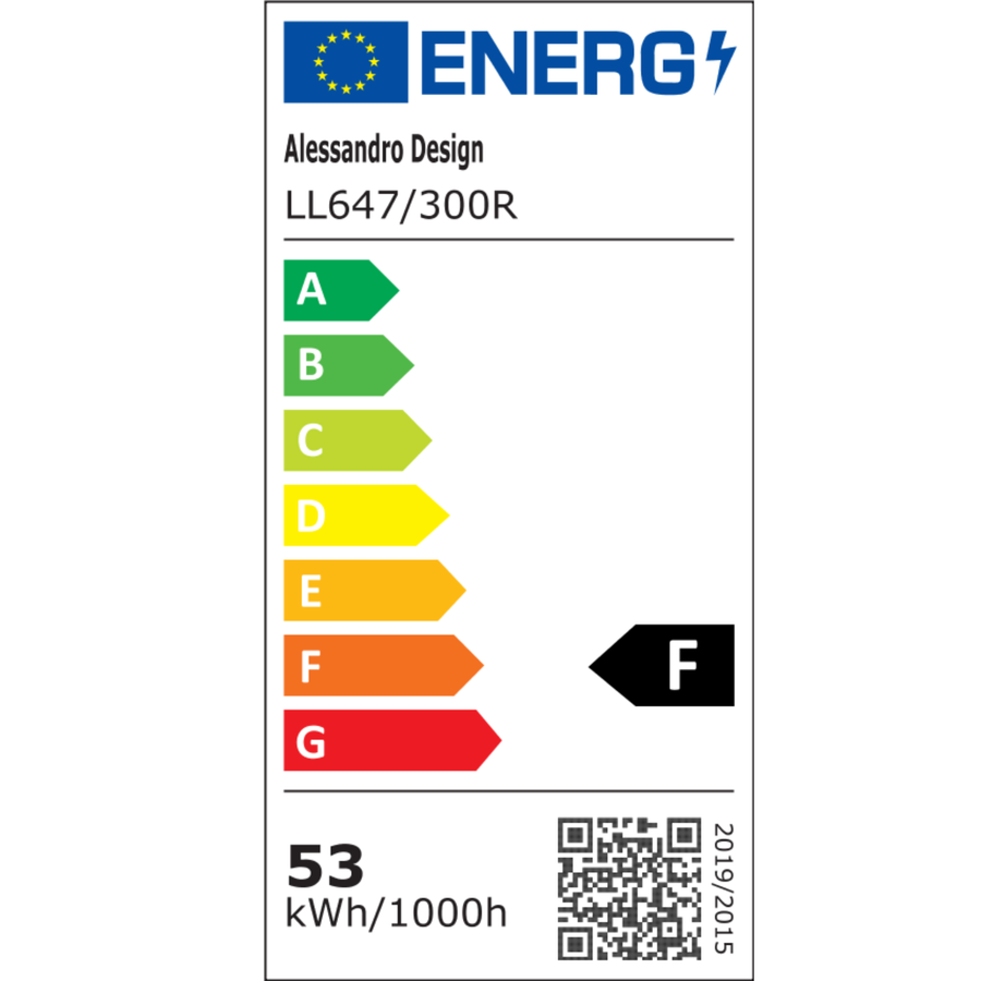 КВАДРАТЕН LED полилей 53W, 3 кръга, Студена/Топла/Неутрална светлина, Бял