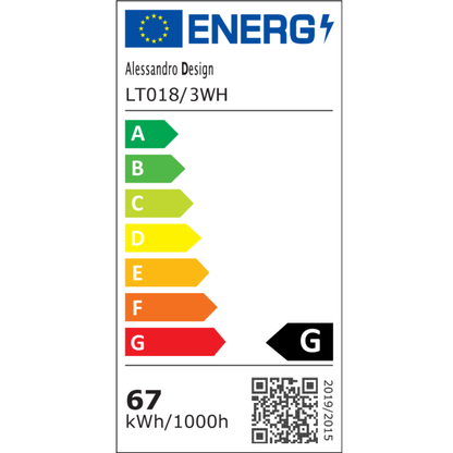 LED полилей с Dalia 64W дистанционно управление, 3 венчелистчета, студ/гореща/неутрална светлина, нестабилен, бял
