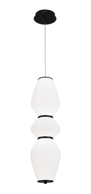 Висящ полилей LT022/3WH, 3xE27, диаметър 66 см, височина 16,5 см, IP20, бял, плексиглас, желязо, крушките не са включени