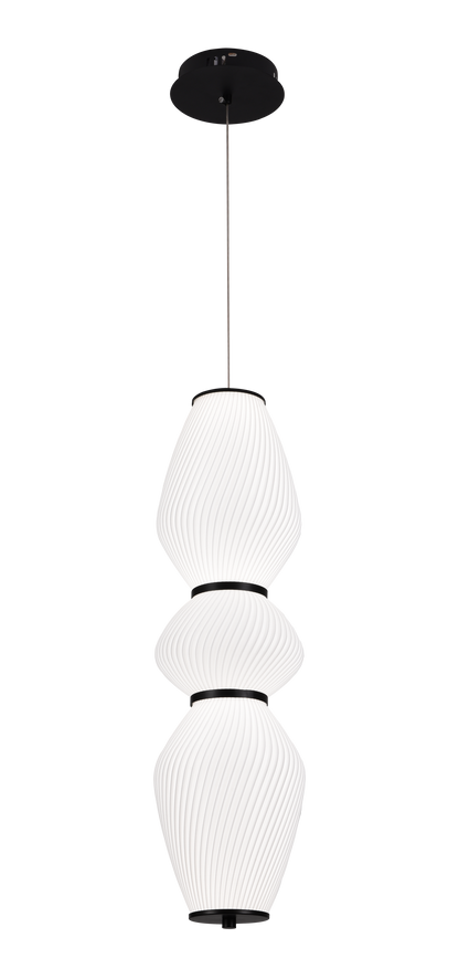 Висящ полилей LT022/3WH, 3xE27, диаметър 66 см, височина 16,5 см, IP20, бял, плексиглас, желязо, крушките не са включени