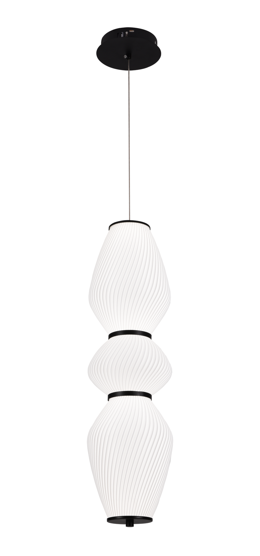 Висящ полилей LT022/3WH, 3xE27, диаметър 66 см, височина 16,5 см, IP20, бял, плексиглас, желязо, крушките не са включени