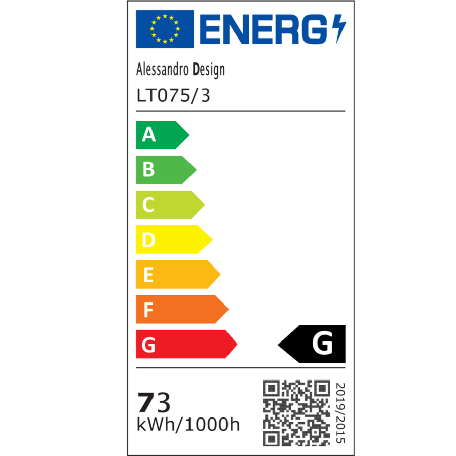 LED полилей с дистанционно управление и кристал NOVA ROTONDA RGB 73W, 3 кръга, Студена/Топла/Неутрална светлина, Димируем, Блестящ Хром
