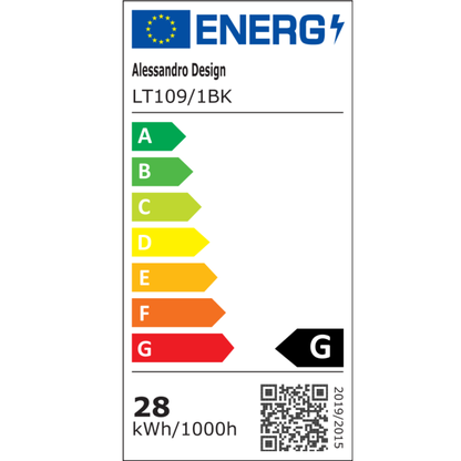 Окачен LED полилей с дистанционно управление, кристали K9, 28W, 1 кръг, студена/топла/неутрална светлина, димируем, черен, регулируем по височина