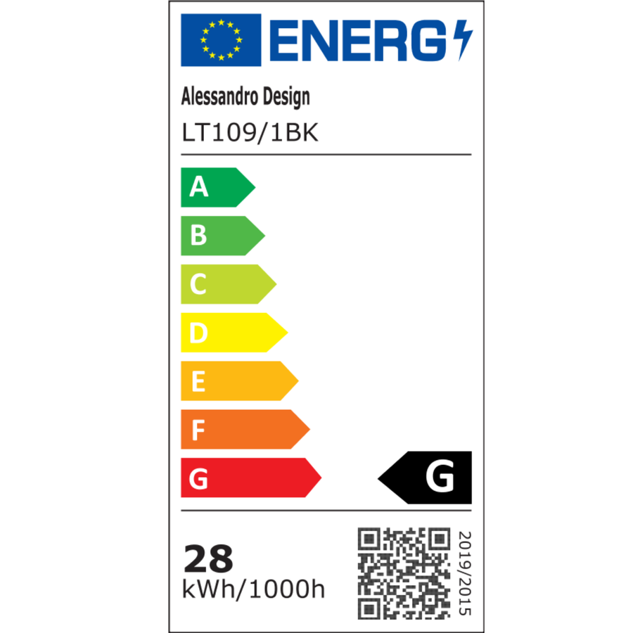 Окачен LED полилей с дистанционно управление, кристали K9, 28W, 1 кръг, студена/топла/неутрална светлина, димируем, черен, регулируем по височина