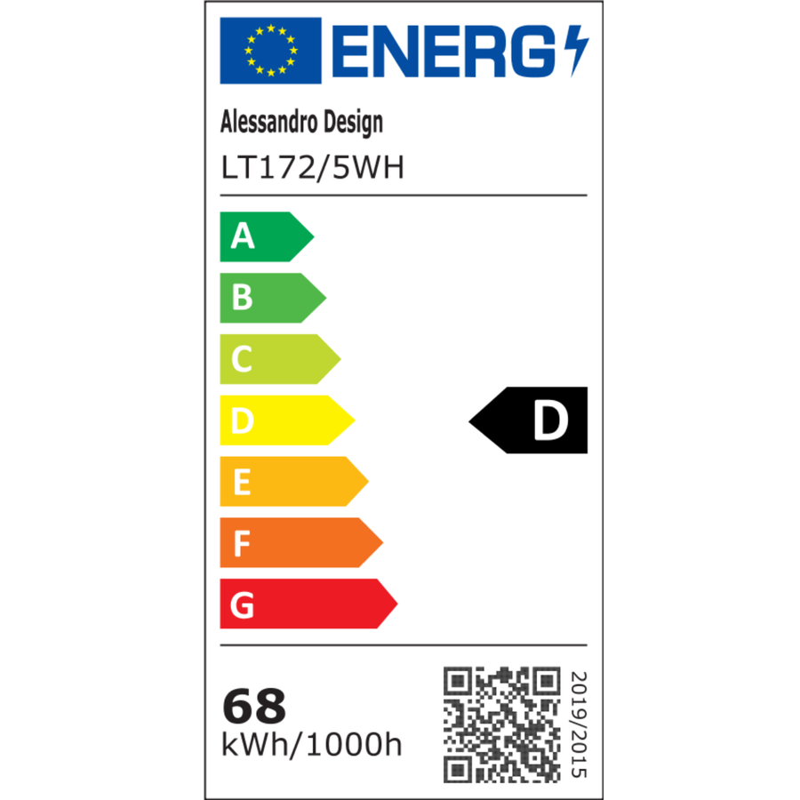 LED полилей с дистанционно управление GIO, 65 W, 5 елемента, студена/хладна/неутрална светлина, димируем, бял