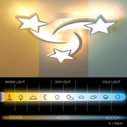 LED полилей с вашия Hypomoa 48W дистанционно управление, 3 звезди, студена/гореща/неутрална светлина, нестабилна, бяла