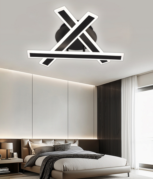 LED полилей с дистанционно управление LT755/3BK, 62.2W, 40*5.5*10, IP20, студена/топла/неутрална светлина, димируем, черен, желязо, плексиглас