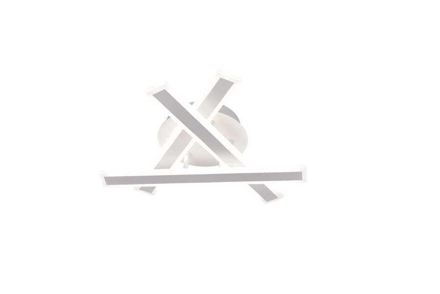 LED полилей с дистанционно управление LT755/3WH, 62.2W, 40*5.5*10, IP20, студена/топла/неутрална светлина, димируем, бял, желязо, плексиглас