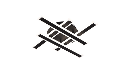 LED полилей с дистанционно управление LT755/4BK 85W, линеен, студена/топла/неутрална светлина, димируем, черен