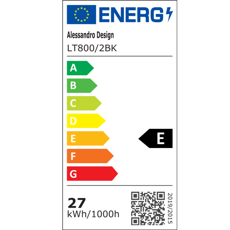 LED полилей с дистанционно управление на Betty 28W, 2 кръга, студена/гореща/неутрална светлина, нестабилна, черна