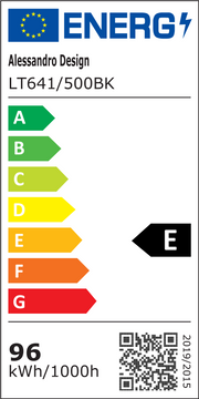 LED полилей с дистанционно управление Volta 125W, овален, студ/гореща/неутрална светлина, нестабилен, черен