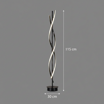 LED лампа Upsilon, 27W, 3000K/ 4000K/ 6000K, Метал и акрил, Черна