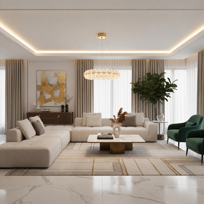 Кристален полилей MAYON Supremo, 80x80 см, 3000K/4000K/6000K, 210W, метал и акрил, злато