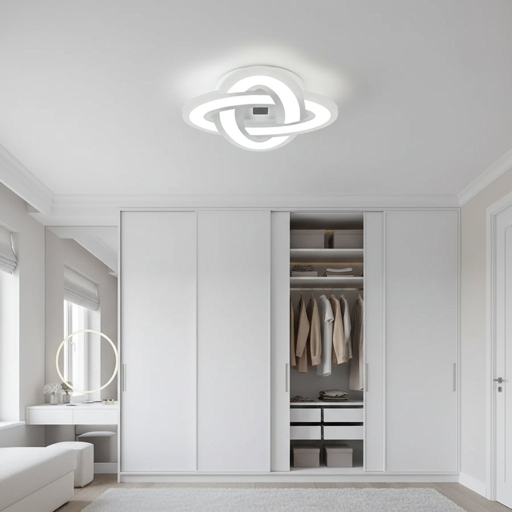 LED полилей CRINELLA 45W, диаметър 23 см, студена/топла/неутрална светлина, бял LED полилей Заглавие по подразбиране Alessandro Design