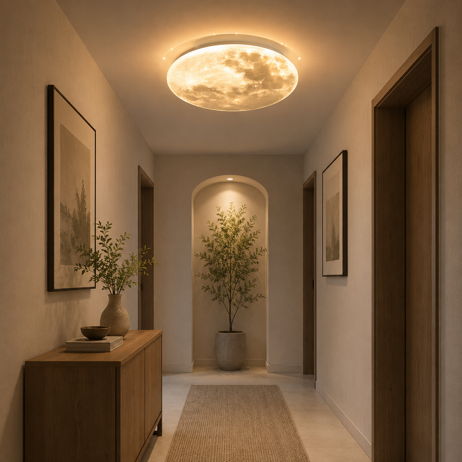 MARTE LED полилей 41W, Диаметър 30см, Студена/Топла/Неутрална светлина, Сив