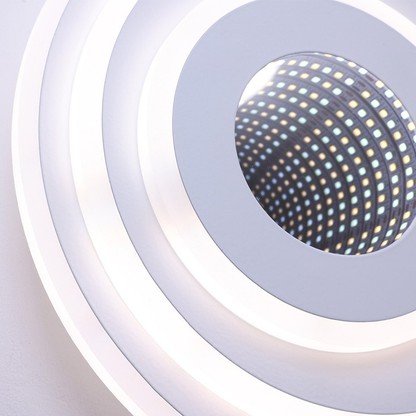 LED полилей NEXA ROTUND 3D 39W, студена/топла/неутрална светлина, бели LED полилеи Заглавие по подразбиране Alessandro Design