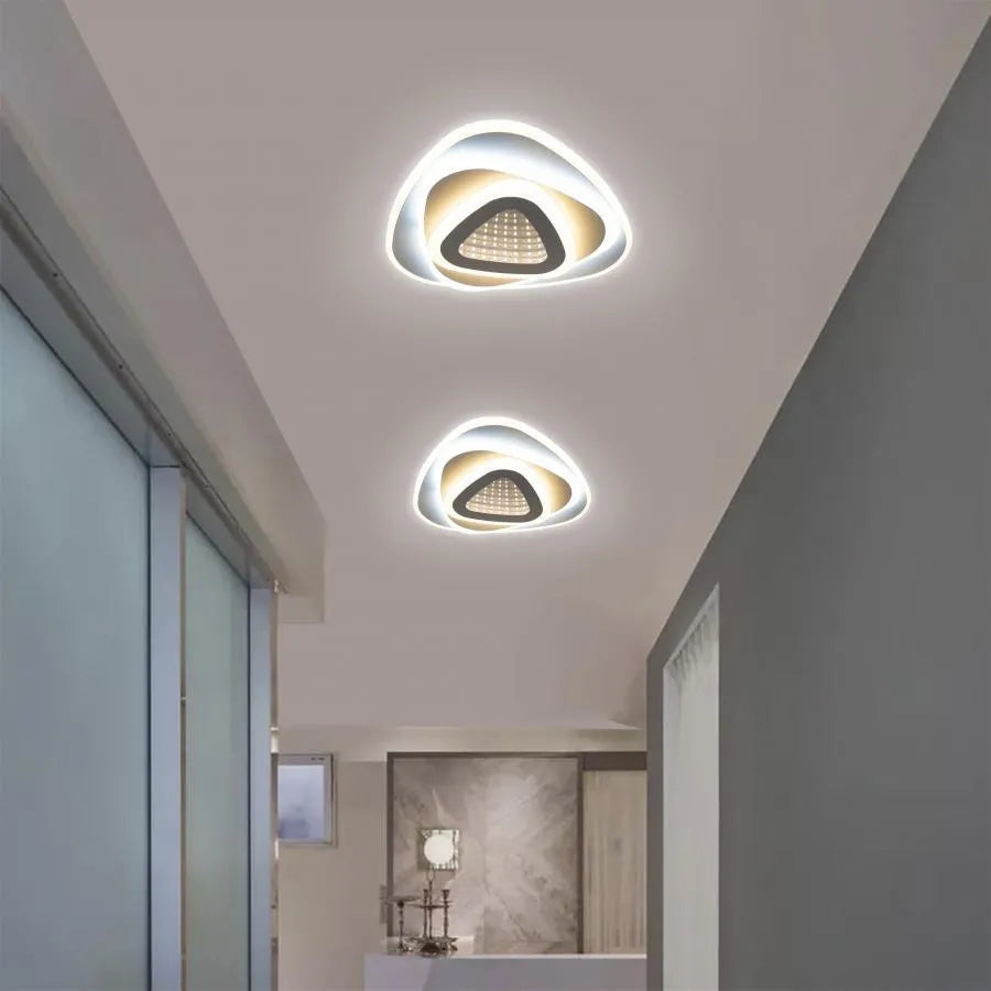 LED полилей NEXA Triangle 3D 40W, бяла, студена/топла/неутрална светлина LED полилеи Заглавие по подразбиране Alessandro Design