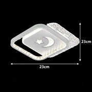 LED полилей PERU 38W, 2 квадрата, студена/топла/неутрална светлина, бели LED полилеи Заглавие по подразбиране Alessandro Design