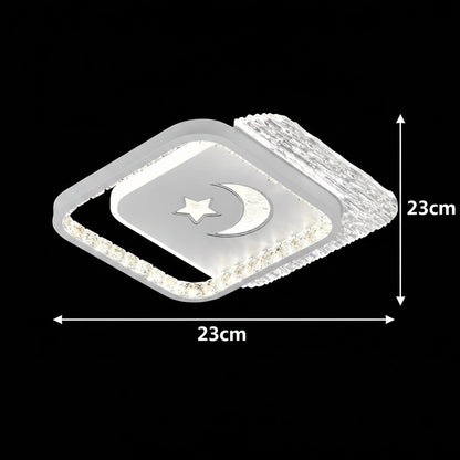 LED полилей PERU 38W, 2 квадрата, студена/топла/неутрална светлина, бели LED полилеи Заглавие по подразбиране Alessandro Design