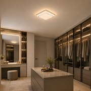 QIKIQTAALUK LED полилей, 40W, 38 x 38 см, топла/неутрална/студена светлина, бял