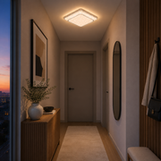 QIKIQTAALUK LED полилей, 40W, 38 x 38 см, топла/неутрална/студена светлина, бял