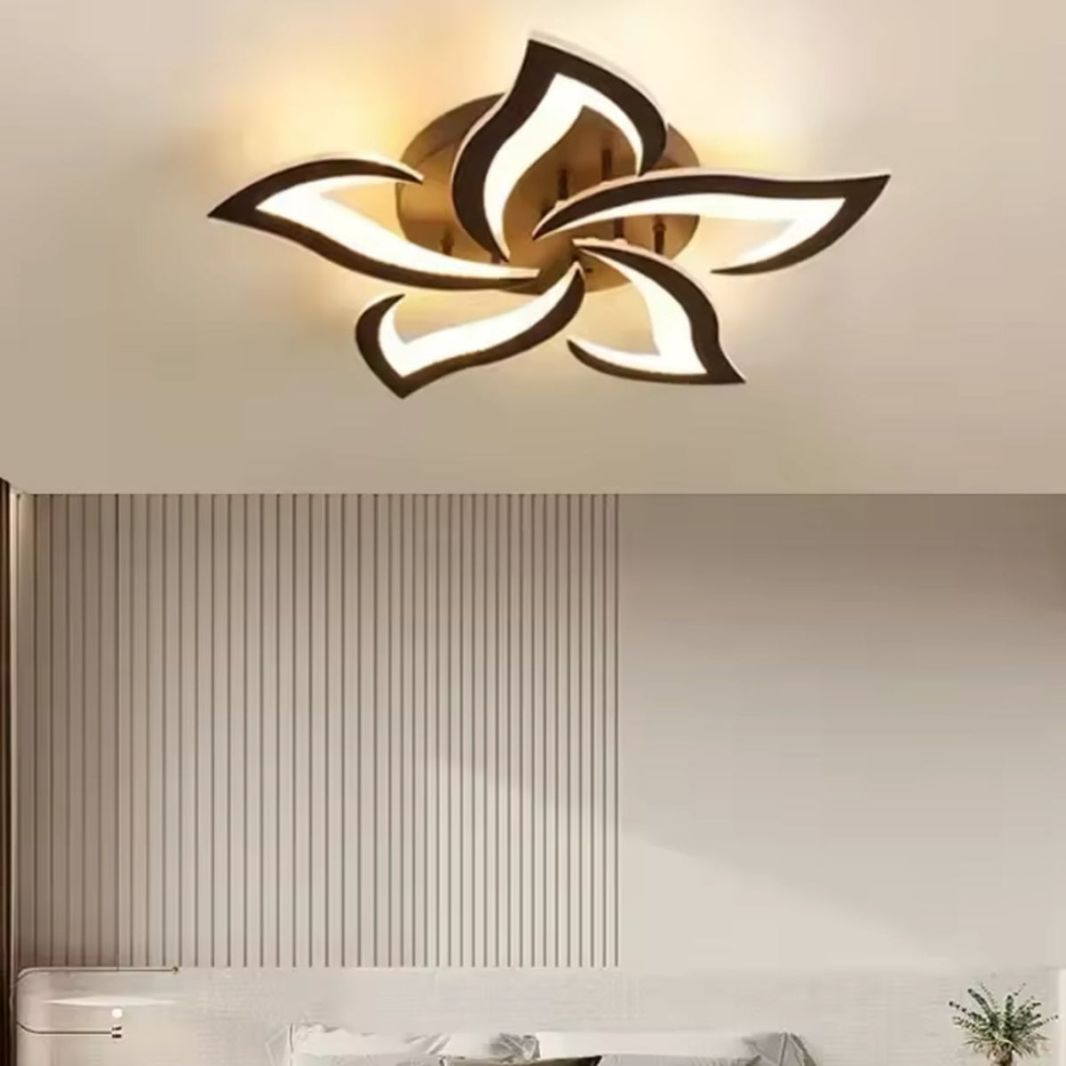LED полилей с дистанционно управление LT660/5BK, 5 елемента, 54W, светлина 3000/4000/6000K, черен, регулируема височина LED полилеи с дистанционно управление Заглавие по подразбиране Alessandro Design