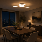 LED полилей с дистанционно управление ANADYR 29W, 3 елемента, Студена/Топла/Неутрална светлина, Димируем, Бял