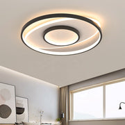 LED полилей с дистанционно управление FIGURATO, 63W, 3 кръга, студена/топла/неутрална светлина, димируем, черен LED полилей с дистанционно управление Заглавие по подразбиране Alessandro Design