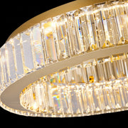 LED полилей с дистанционно управление и кристал VERTUS 18W, 30см, Кръг, Студена/Топла/Неутрална светлина, Димируем, Хром LED полилей с дистанционно управление Default Title Alessandro Design