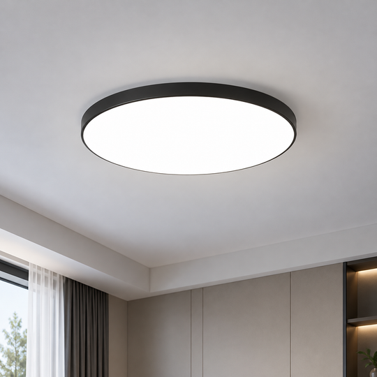 SOLIS LED плафон 27cm 20W Cold Light, черен