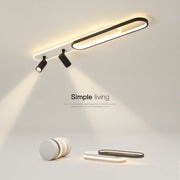 LED полилей с регулируем проектор за дизайн на Fisilla 49W, студена/гореща/неутрална светлина, черно