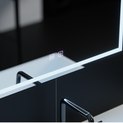 Правоъгълно LED огледало, 70x50 см, RADIANTE Touch, система против запотяване, димируемо огледало за баня с LED и противозамъгляване Заглавие по подразбиране Alessandro Design