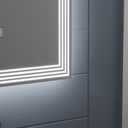Правоъгълно LED огледало, Demister, 80x60cm, ADIS Basic Touch Mirrors Korman E Default Title Alessandro Design