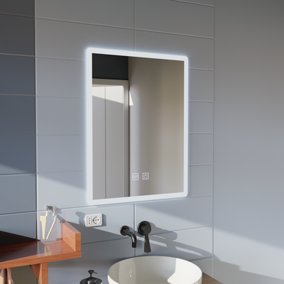Правоъгълно LED огледало, 45x60cm, Touch VENERA, Demister System, Dimable