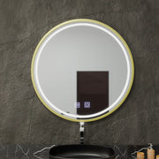 Oglinda LED Rotunda, 50cm, Glanz Touch, Sistem Dezaburire, Dimabila Oglinzi Korman E Default Title Alessandro Design