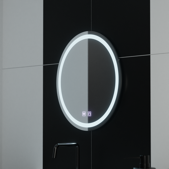Кръгло LED огледало 50 см Lucea Touch Demister System Огледала Korman E Заглавие по подразбиране Alessandro Design